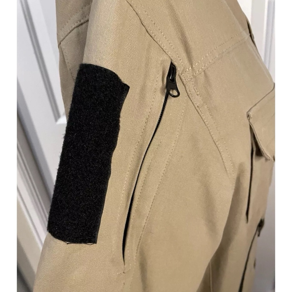 UNM Original Design Canvas Utility Jacket Mens Size Large Full Zip + Snap - Picture 5 of 9